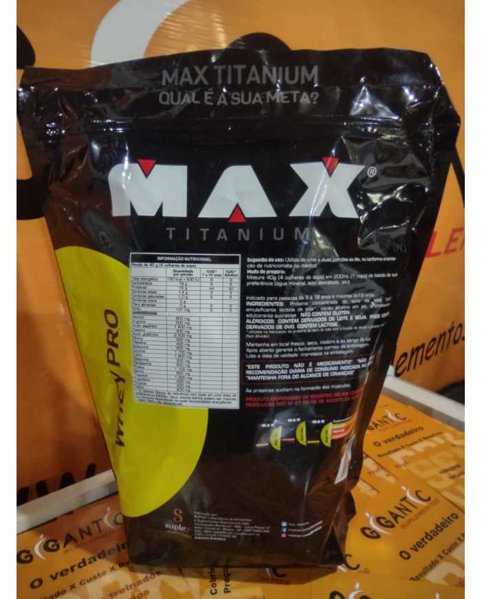 Whey Pro 1 5kg Max Titanium